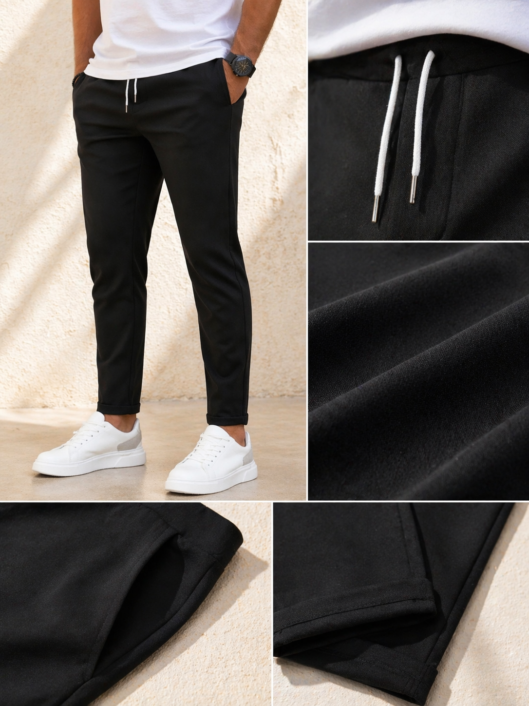 Leone | Pantalón elástico premium