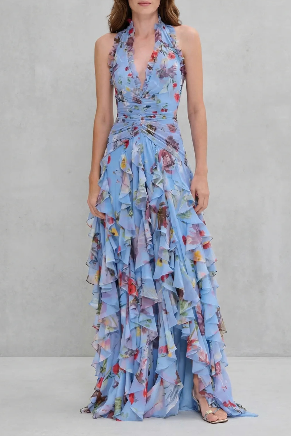 Belladina | Vestido largo con cuello halter