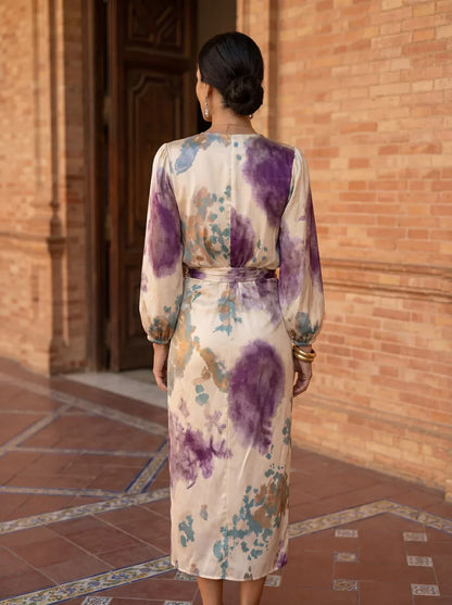 Valeria | Vestido elegante con escote en V