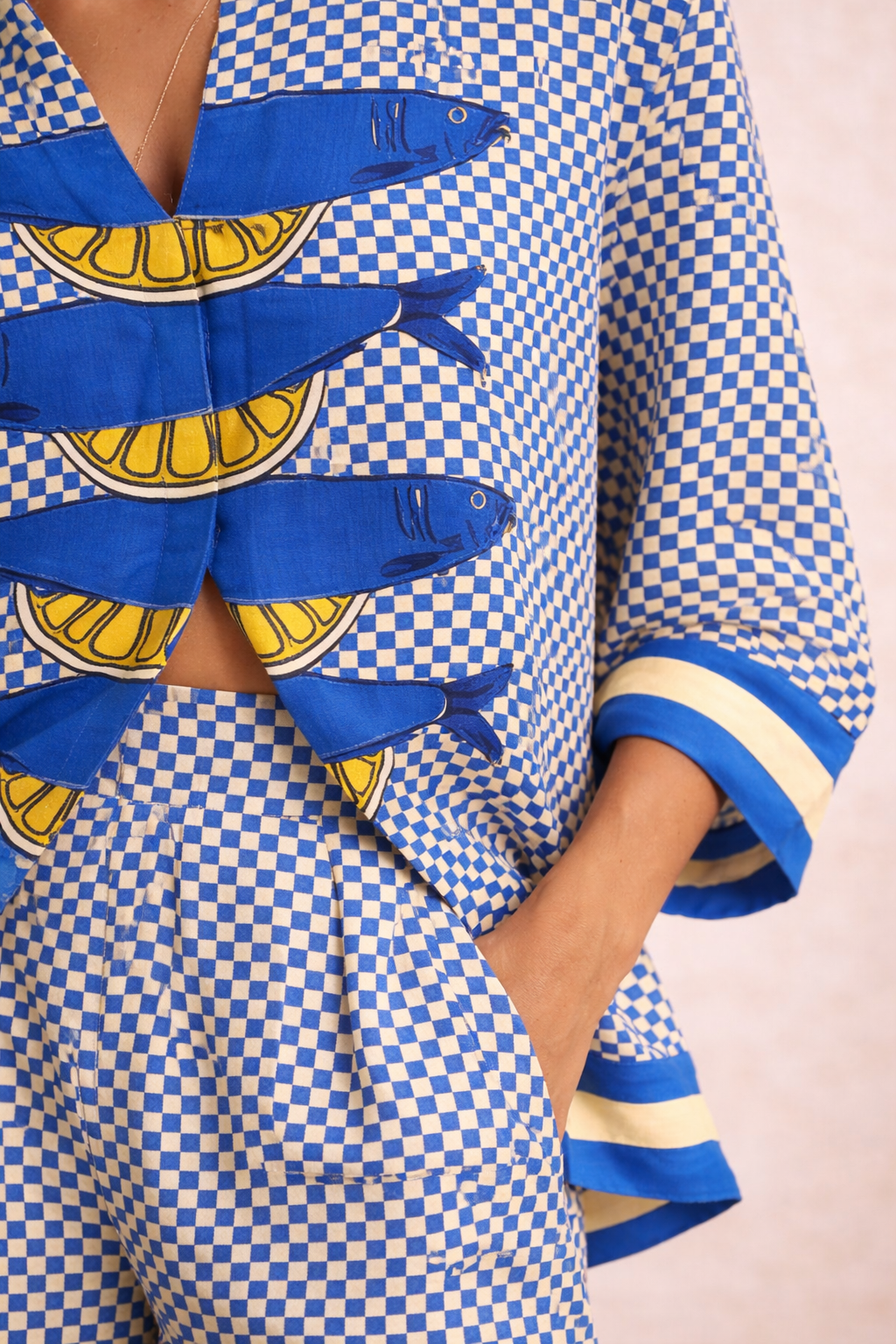 Yareli | Conjunto elegante de lino y algodón