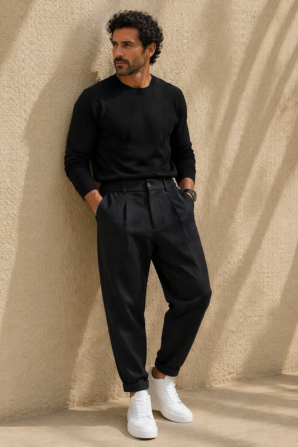 Tommaso | Pantalón elegante jaspeado