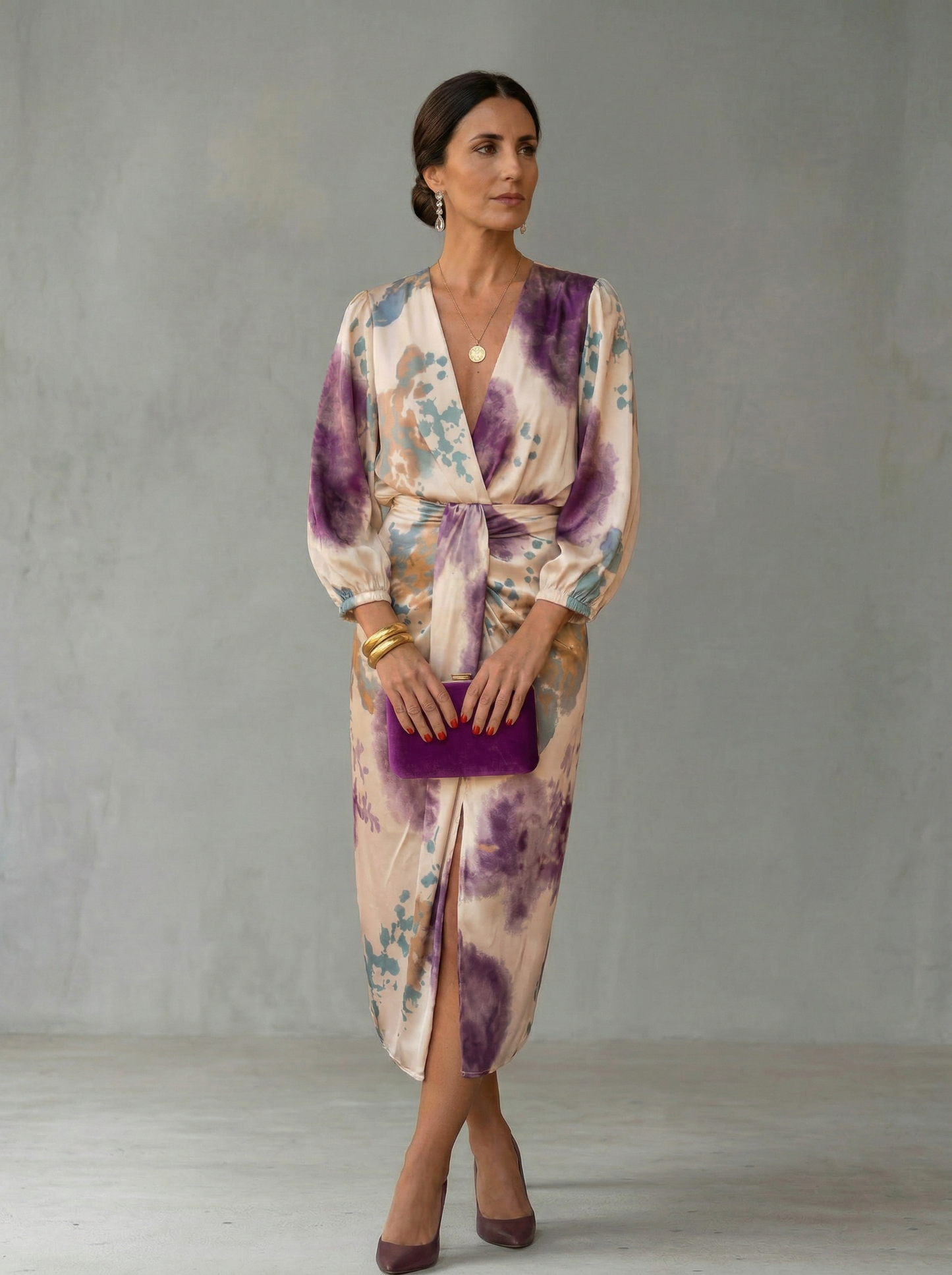 Valeria | Vestido elegante con escote en V