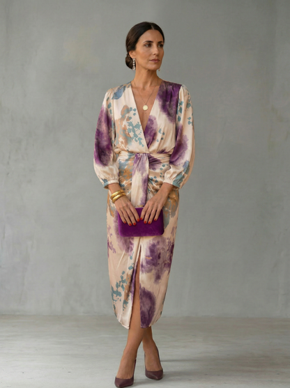 Valeria | Vestido elegante con escote en V